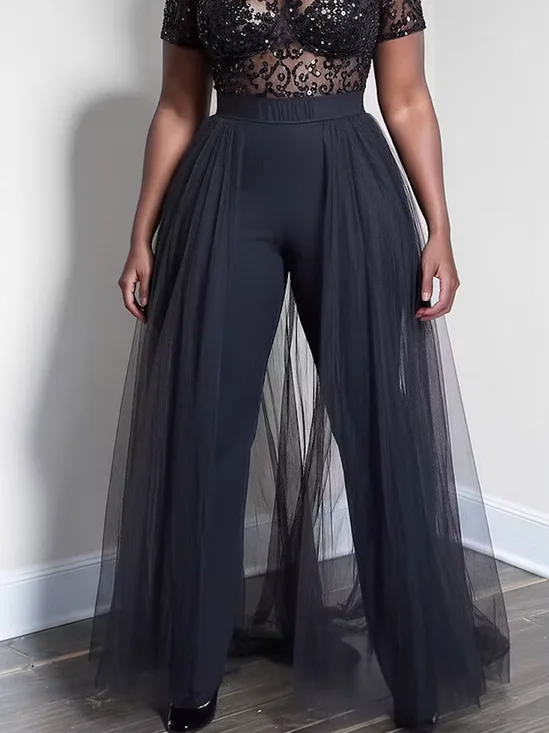 Medium Elasticity Urban Plain Pants