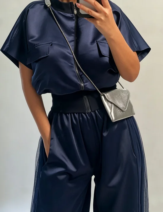Urban Plain Mock Neck Jacket