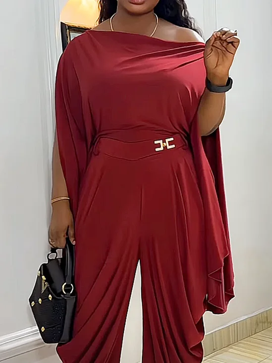 High Elasticity Casual Plain Off The Shoulder Blouse