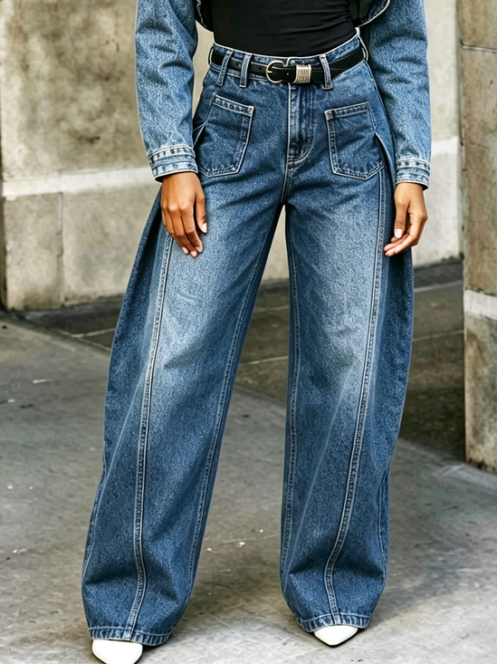 Denim Urban Jeans Long Straight pants