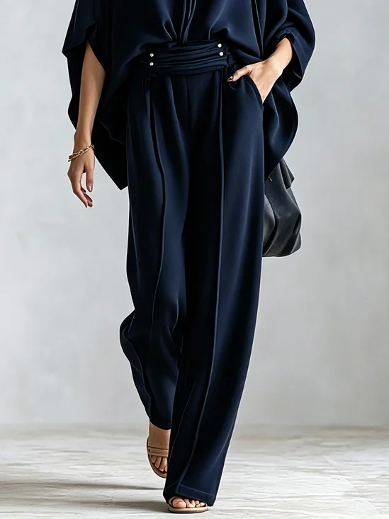 Urban Plain Straight Pants