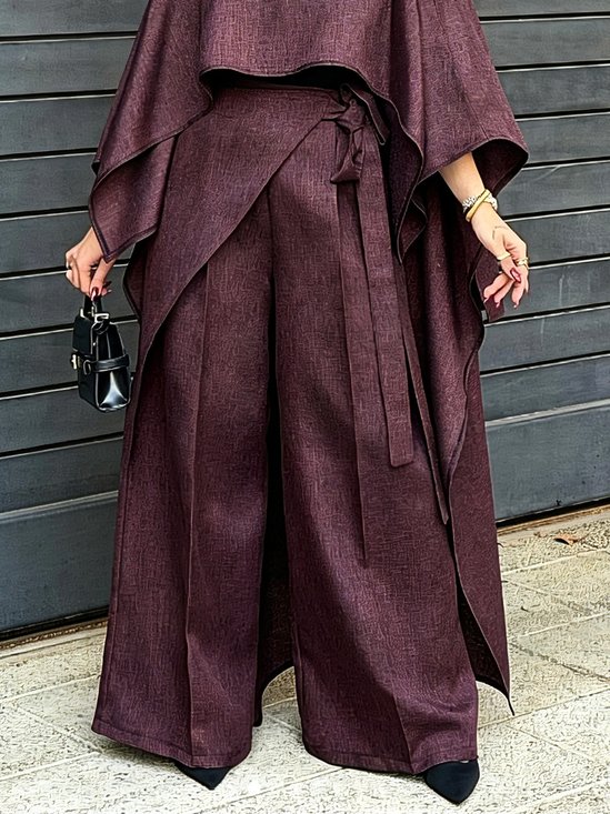 Urban Loosen Plain Wide Leg Pants
