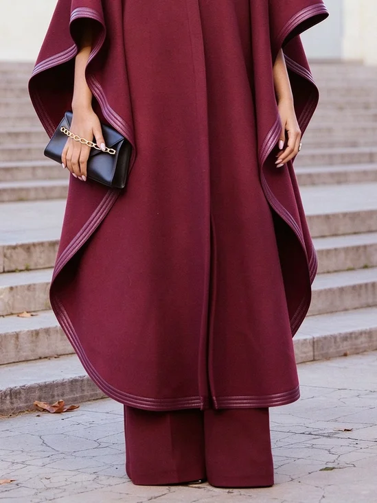 Loose Urban Plain Straight Pants