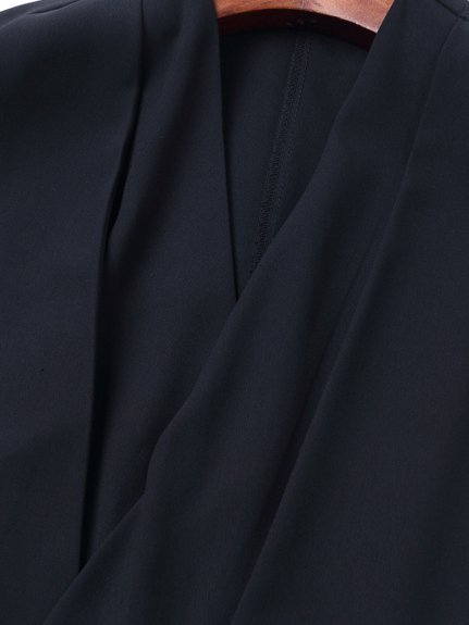 Black V Neck Sleeveless Cotton-blend Jumpsuit