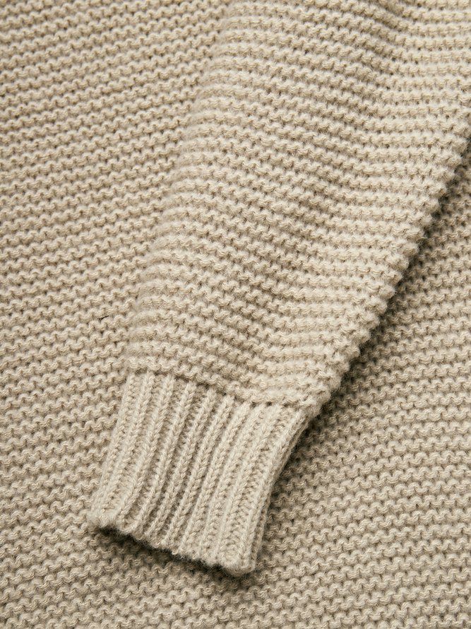 Long sleeve Regular Size Casual Sweater