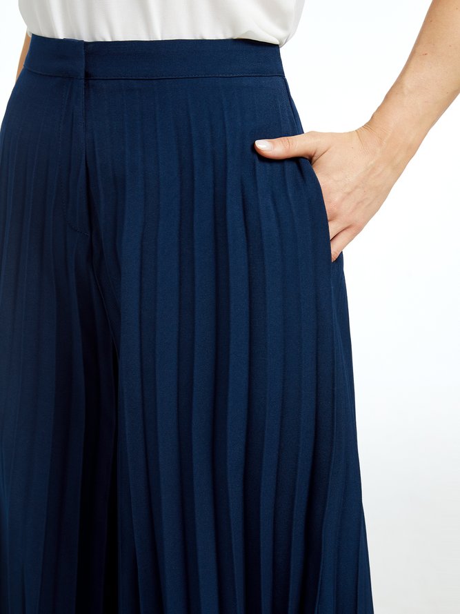 Stylewe Loose Plain Urban Fashion H-Line Long Pants