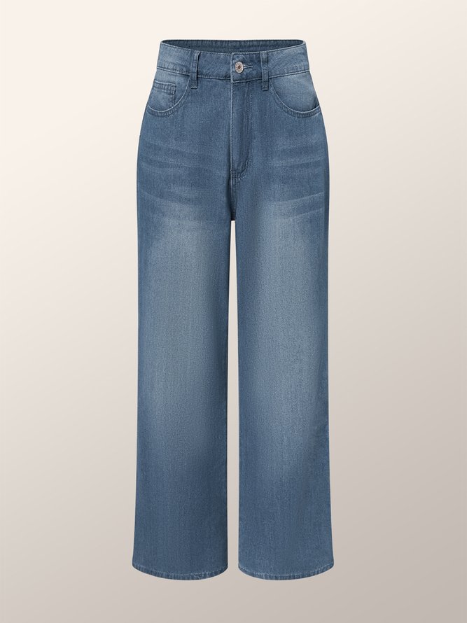 Denim Urban Plain Jeans