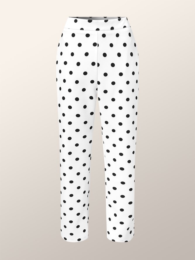 Urban Polka Dots Regular Fit Fashion Pants