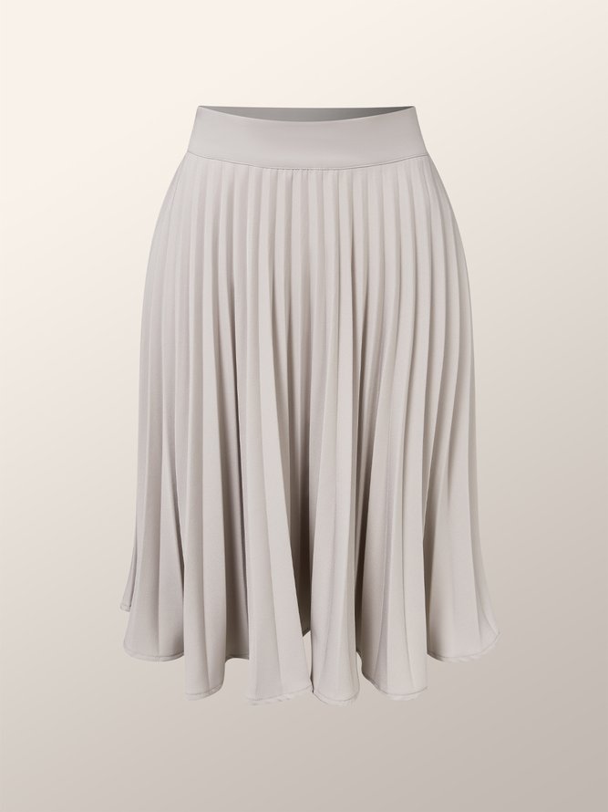 Daily Regular Fit Plain Elegant Skirt