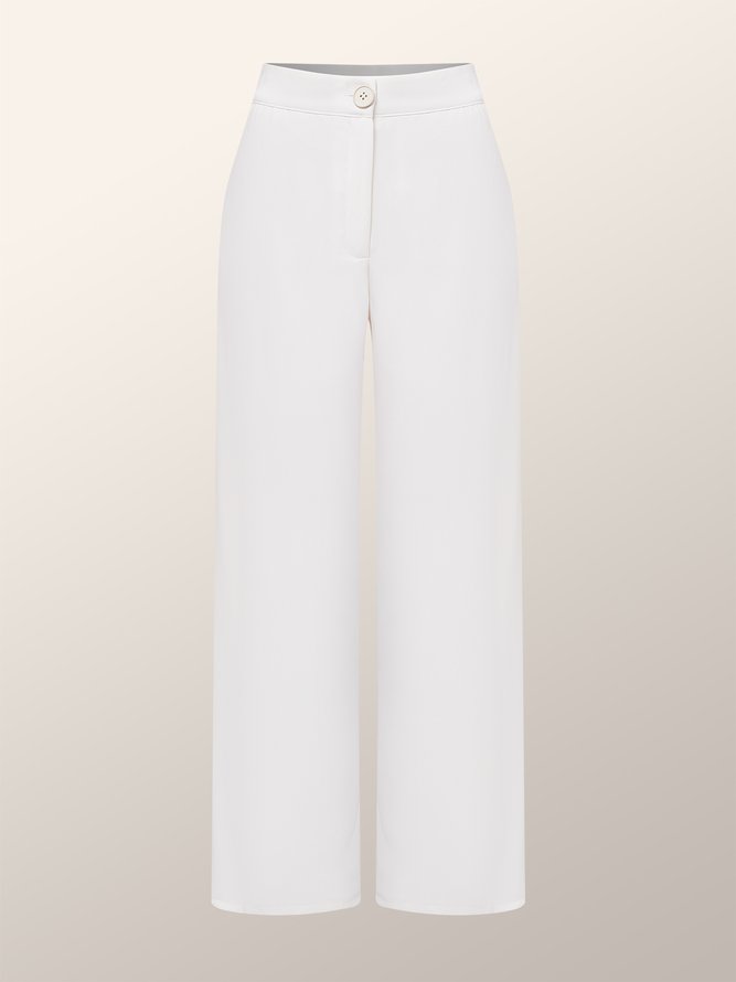 Regular Fit Plain Elegant Fashion Pants