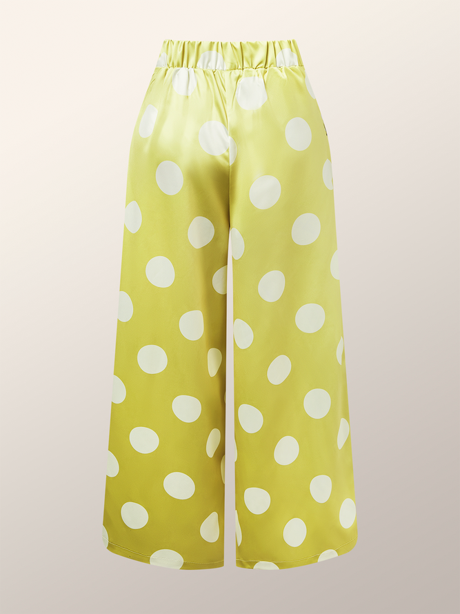 Regular Fit Urban Polka Dots Fashion Pants