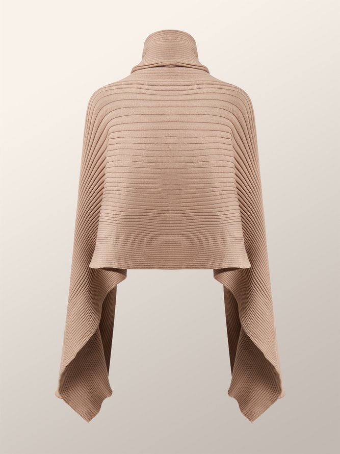Acrylic Casual Loose Plain Sweater