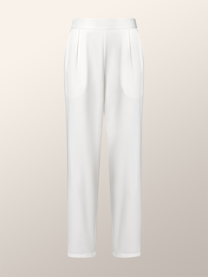 Daily Simple Elegant Regular Fit Plain Pants