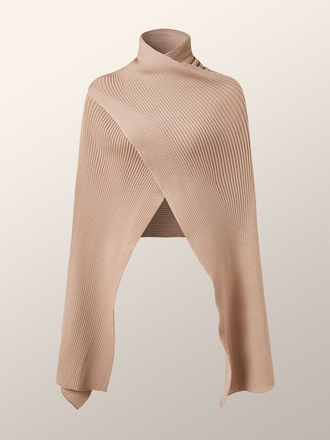 Acrylic Casual Loose Plain Sweater