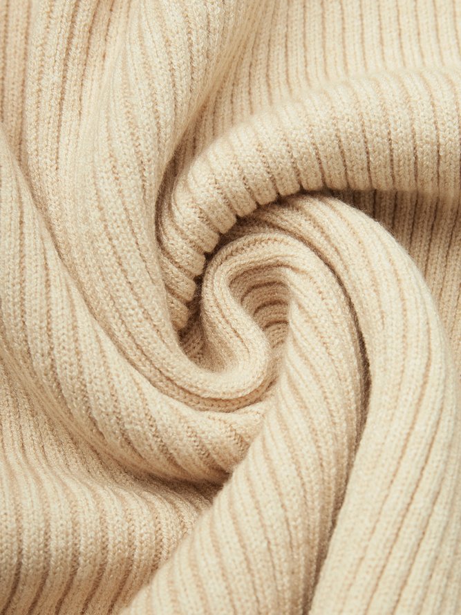 Turtleneck Long Sleeve Simple Sweater