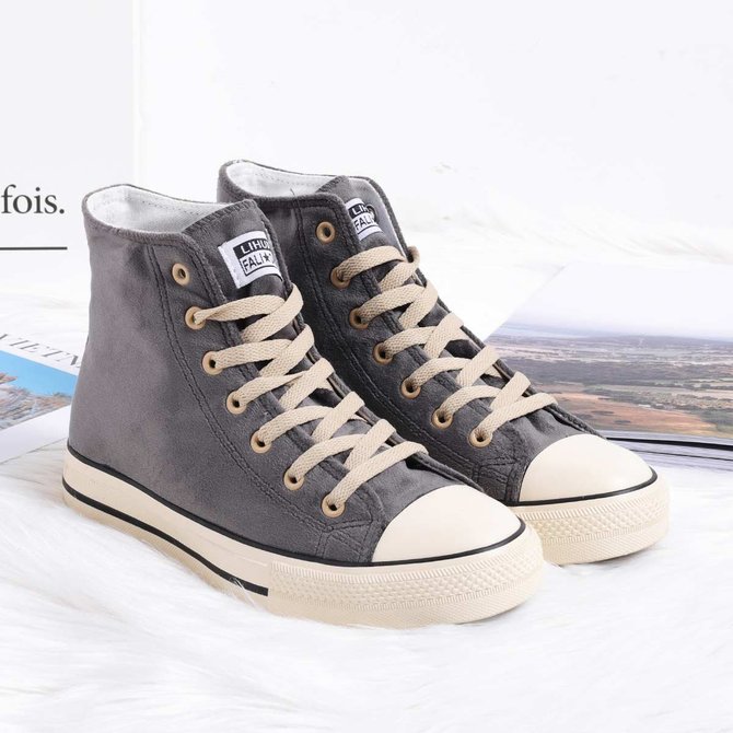 Lace-Up Daily Casual Canvas Shoes