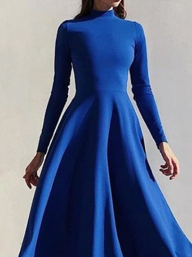 Long Sleeve A-Line Elegant Dresses