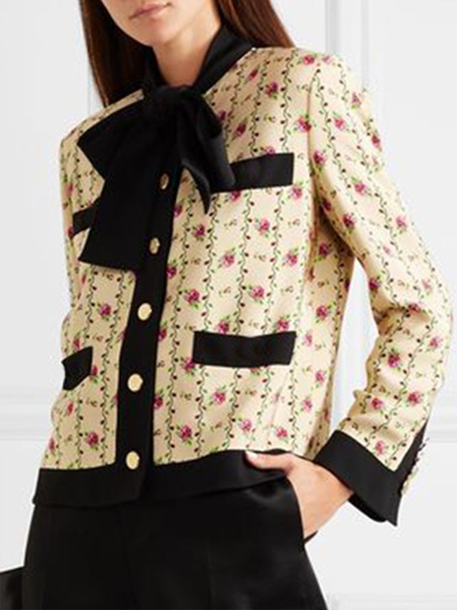 Sweet Simple Floral Regular Fit Sweet Outerwear