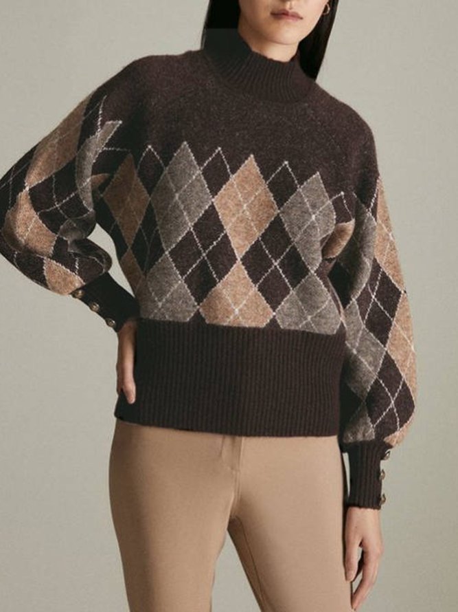Loose Acrylic Casual Sweater