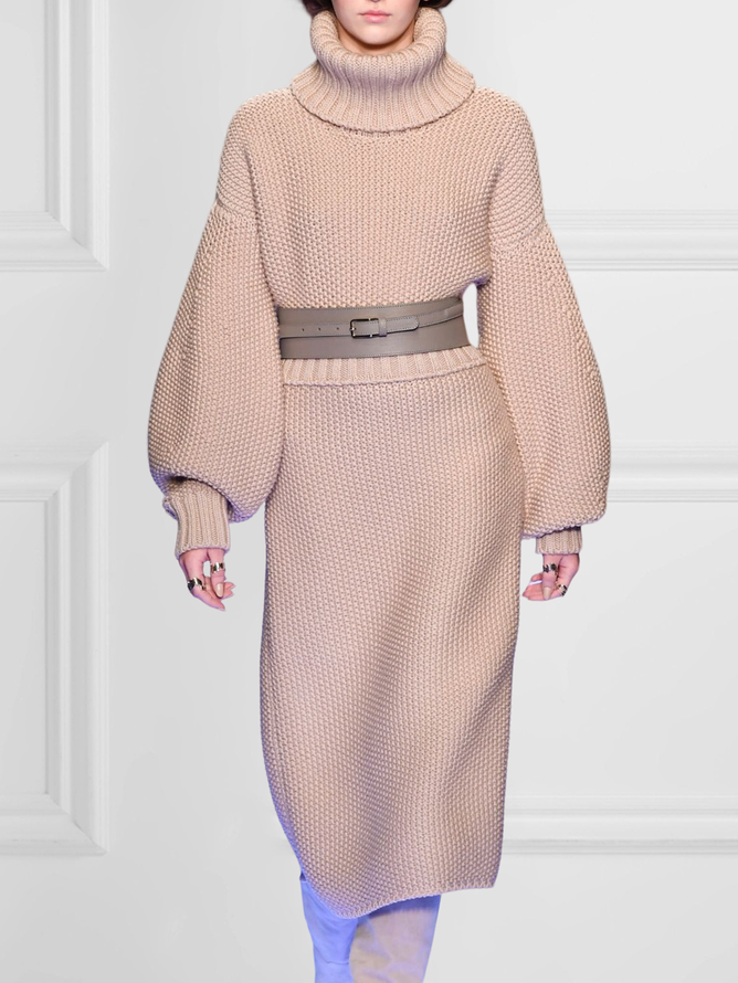 Wool/Knitting Plain Elegant Skirt