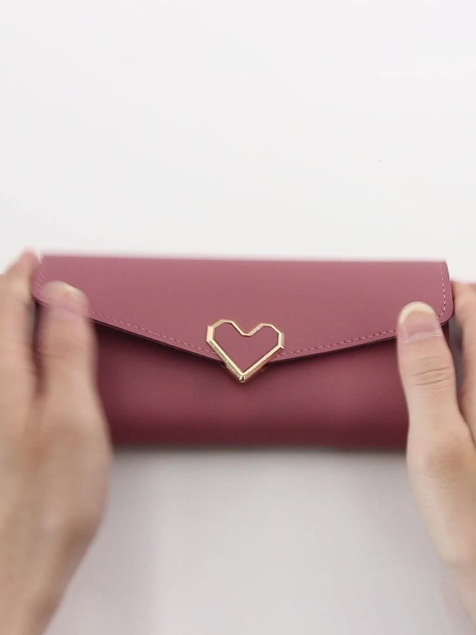 Valentine's Day Heart Long Wallet