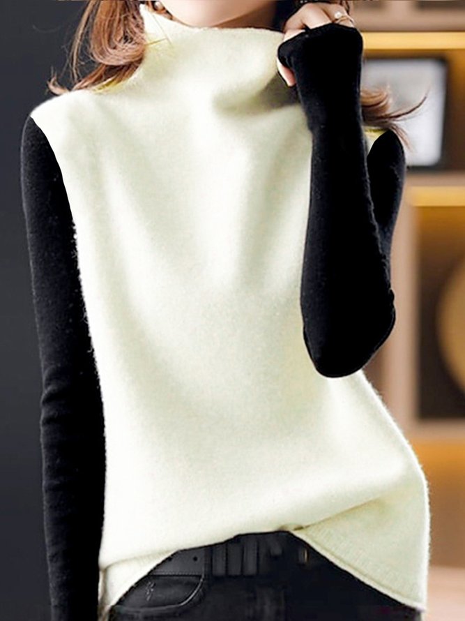 Long sleeve Turtleneck Loose Casual Sweater