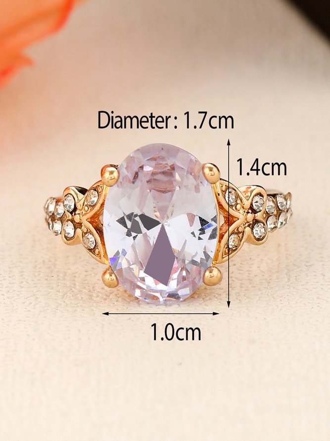 Butterfly Rhinestone Party Crystal Ring
