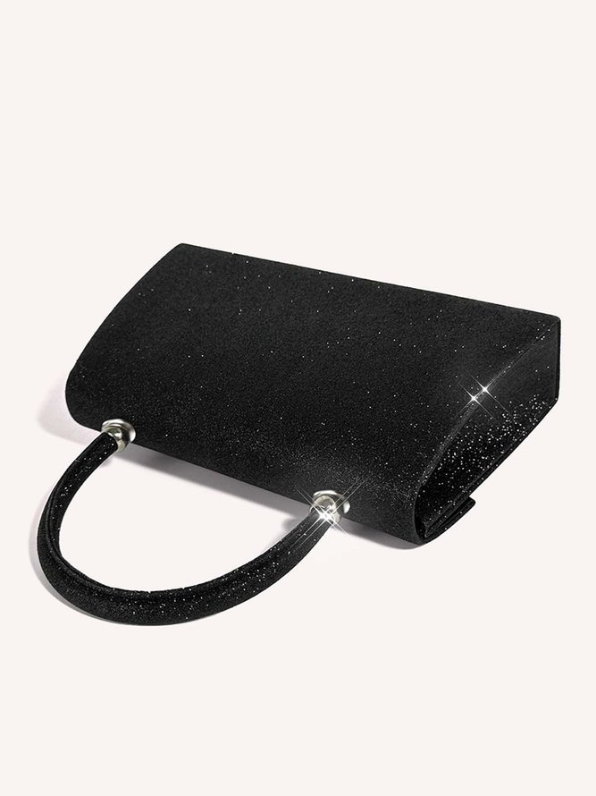 Rhinestone Bowknot Glitter Magnetic Party Shoulder Bag