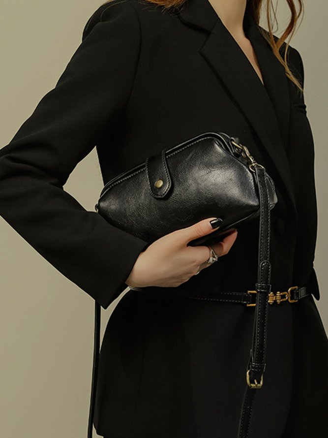 Trendy Minimalist Crossbody Bag Snap Shell Shoulder Bag