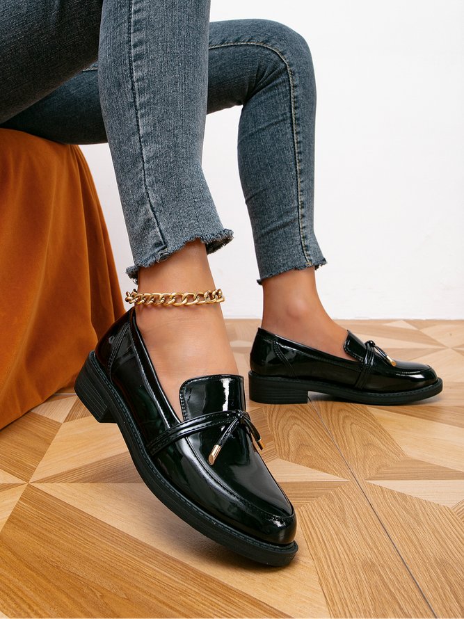 Women Minimalist Commuting Low Heel Loafers