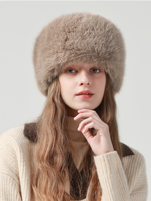 Winter warm ear protection plush hat