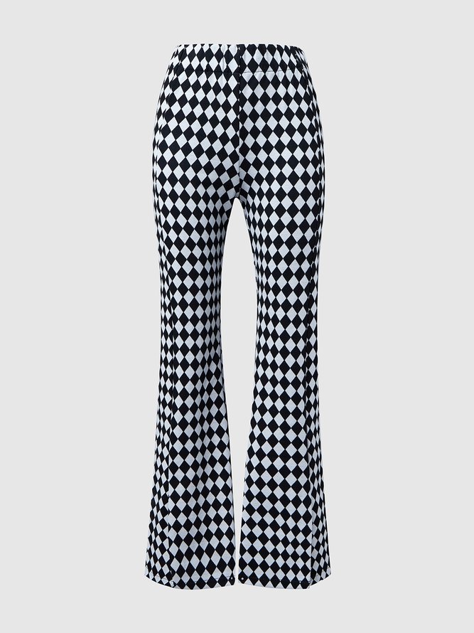 Grid Casual Pants