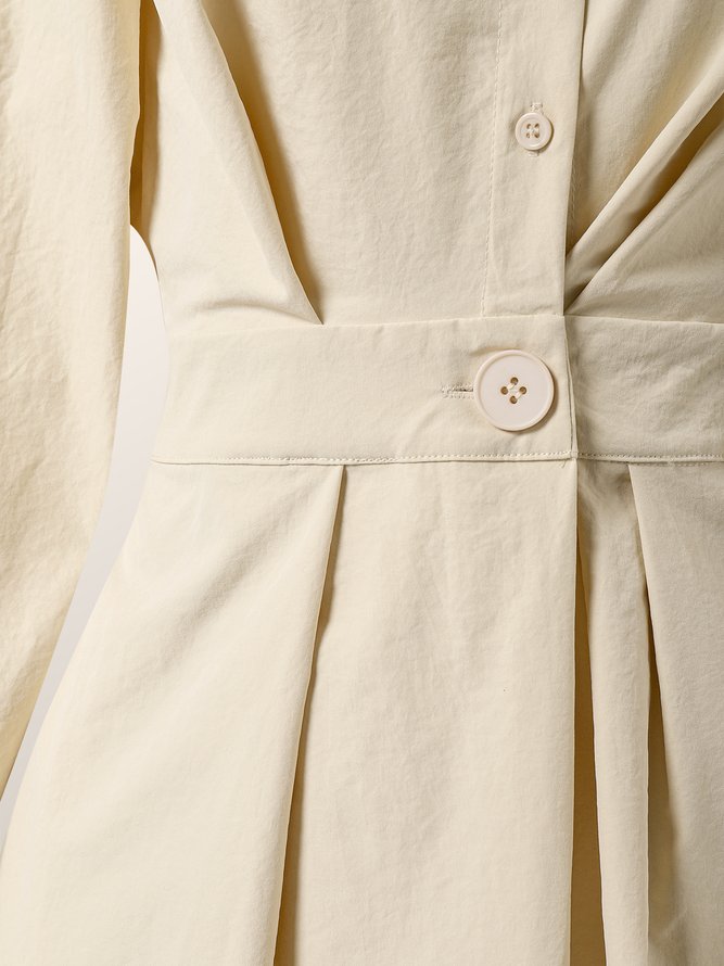 Casual Plain A-Line Simple Maxi Dress