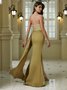 Elegant Glitter Tight Plain Wedding Guest Dress