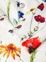 Regular Fit Elegant Floral  Print Lapel Collar Blazer