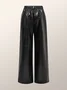 UrbanFaux Leather H-Line Long Pants