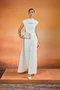 Elegant Tailored Jumpsuit & Cape Set – Wedding & Formal Occasion Outfit