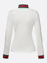 Urban Color Block Turtleneck T-shirt