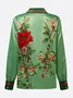 Satin Urban Floral Shirt 