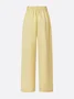 Urban Plain Straight  Fashion Pants