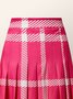 A-Line Elegant Regular Fit Daily Skirt