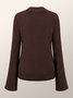 Urban Long Sleeve Plain Turtleneck Regular Fit Sweater