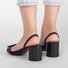 Summer Solid Casual Chunky Heel Elegant Sandals