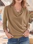 Red Long Sleeve Casual Shirts & Tops