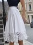 Lady Swing Solid Skirt