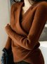 Long Sleeve High Stretch Elegant Sweater