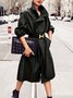 Vintage Casual Lapel Loosen Trench Coats