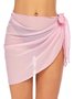 Women's Beach Sexy Short Sarong Tulle Chiffon Skirt