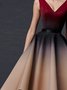 Regular Fit Elegant Ombre Sleeveless Maxi Dress