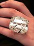 Zircon Diamond Ring Big Stone Party Ring